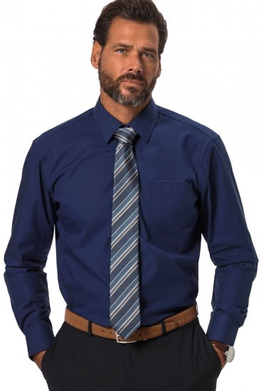 JP1880 Shirt Business Long Sleeve Navy - Krekli - Krekli - 2XL-8XL