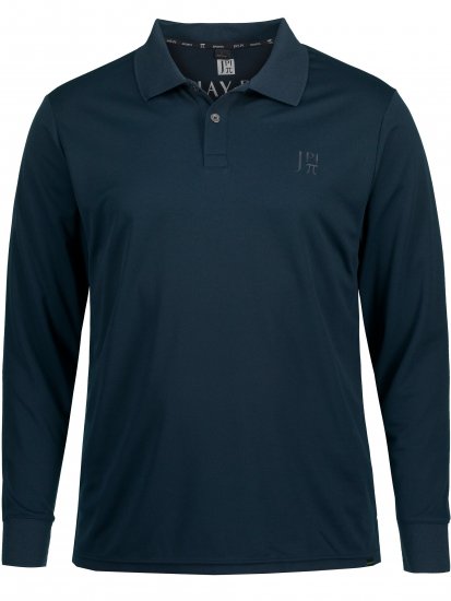JP1880 Jay-Pi QuickDry Long Sleeve Golf Polo Shirt Navy Blue - Sporta apģērbs & outdoor - Liela izmēra sporta apģērbi vīriešiem