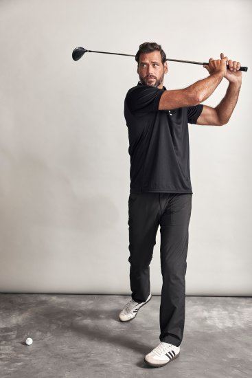 JP1880 Jay-Pi Golf Polo Shirt Black - Sporta apģērbs & outdoor - Liela izmēra sporta apģērbi vīriešiem