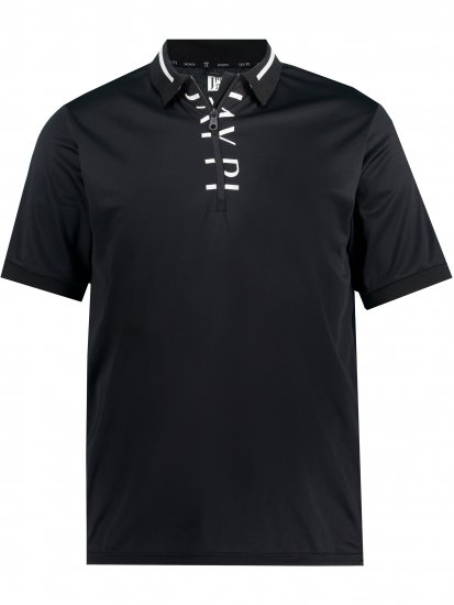 JP1880 Jay-Pi Golf Polo Shirt Black - Sporta apģērbs & outdoor - Liela izmēra sporta apģērbi vīriešiem