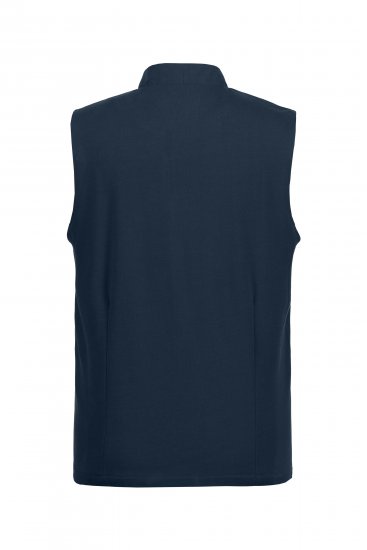 JP1880 Mottled Stretch Knit Stand-up Collar Vest Navy Blue - Jakas & Lietus apģērbs - Jakas - 2XL-12XL