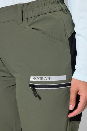 Ulla Popken 807803 HYPRAR pārgājienu bikses ar atstarotājiem Olīvzaļš - Outdoor - 