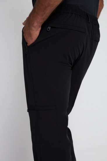 JP1880 Jay-Pi Flexnamic QuickDry Trekking Pants Black - Sporta apģērbs & outdoor - Liela izmēra sporta apģērbi vīriešiem