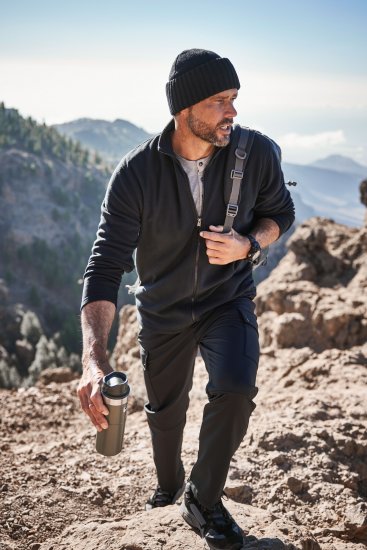 JP1880 Jay-Pi Softshell Pants Black - Sporta apģērbs & outdoor - Liela izmēra sporta apģērbi vīriešiem