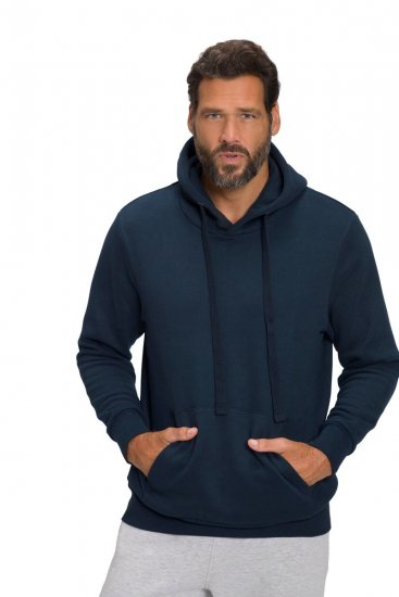 JAY-PI Hoodie with Soft Brushed Interior Navy - Džemperi un džemperi ar kapuci - Džemperi - 2XL-14XL