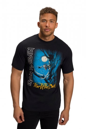 JP1880 Iron Maiden Graphic Comfort Fit Band T-Shirt Black - T-krekli - T-krekli - 2XL-14XL