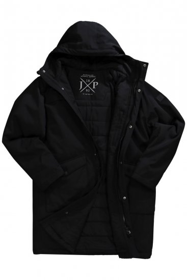 JP1880 Parka Warm Sleeves with Windcuffs Black - Jakas & Lietus apģērbs - Jakas - 2XL-12XL