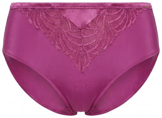 Ulla Popken 811602 Biksītes ar mežģīnēm Tumši violets - Biksītes - 