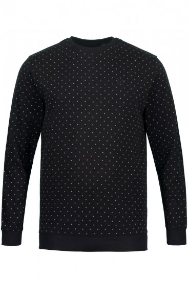 JP1880 Two-piece Pyjamas Long Sleeve and Long Trousers Black - Apakšveļa un peldšorti - Apakšveļa - 2XL-8XL