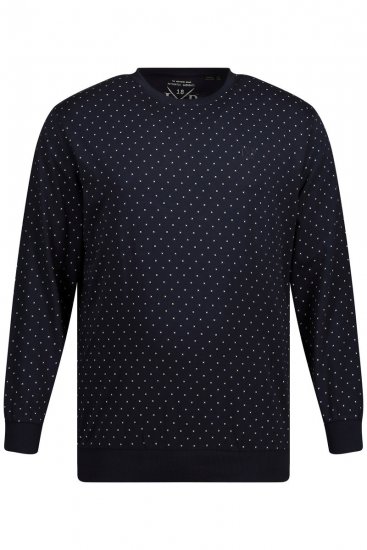 JP1880 Pyjamas Two-piece Long Sleeve and Long Trousers Navy - Apakšveļa un peldšorti - Apakšveļa - 2XL-8XL