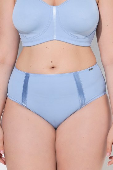 Ulla Popken 815268 Biksītes ar svītrām Gaiši zils - Biksītes - 