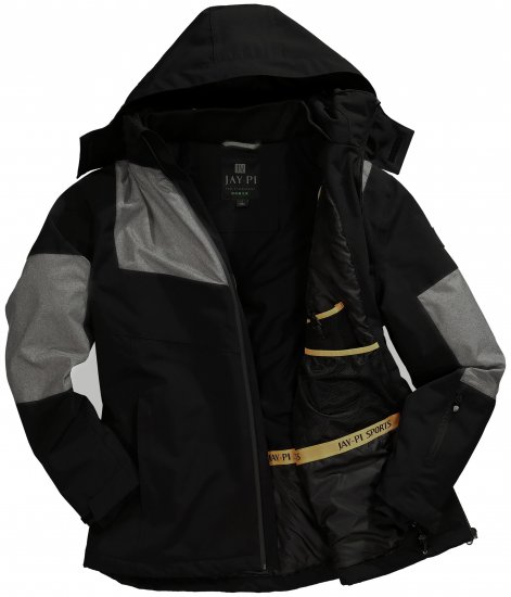 Jay-Pi Ski Jacket Functional Waterproof Windproof Black - Slēpošanas apģērbs - 