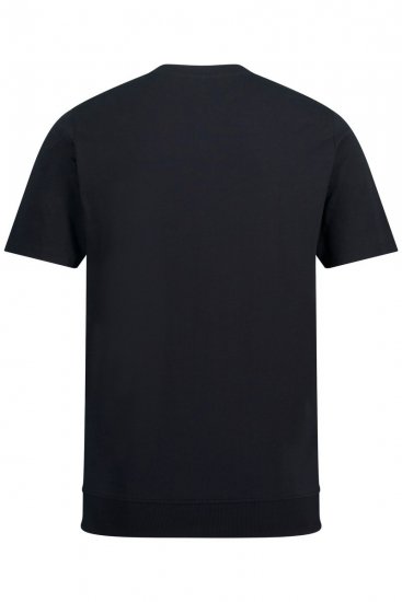 JP1880 818628 Henley T-krekls ar vēdera piegriezumu Melns - T-krekli - T-krekli - 2XL-14XL