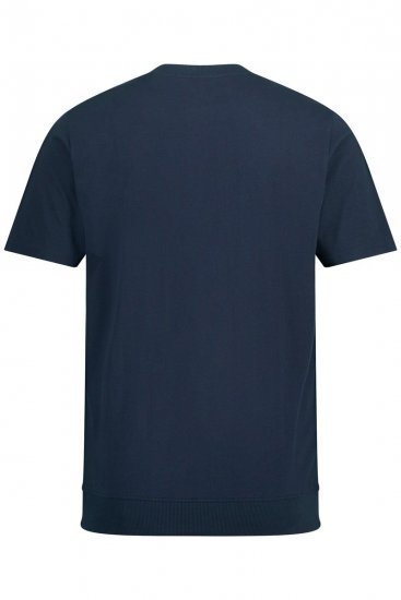 JP1880 818628 Henley T-krekls ar vēdera piegriezumu Tumši zils - T-krekli - T-krekli - 2XL-14XL