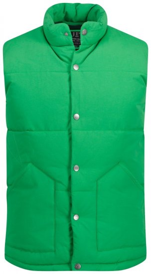 JP1880 818980 Veste stepēta no kokvilnas maisījuma Gaiši zaļš - Jakas & Lietus apģērbs - Jakas - 2XL-12XL