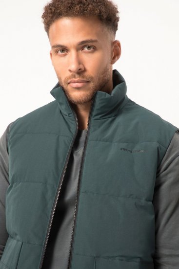 STHUGE 821232 Veste stepēta ar rāvējslēdzēju Olīvzaļš - Jakas & Lietus apģērbs - Jakas - 2XL-12XL