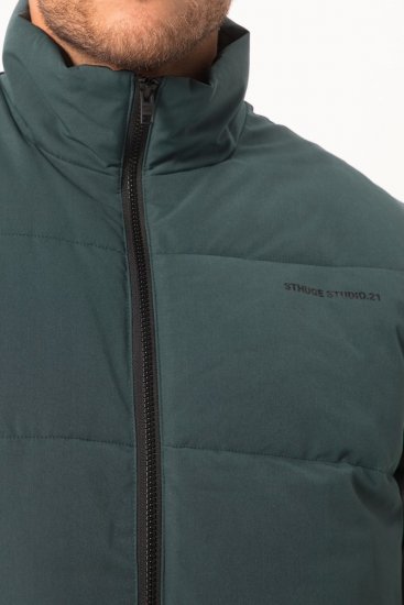 STHUGE 821232 Veste stepēta ar rāvējslēdzēju Olīvzaļš - Jakas & Lietus apģērbs - Jakas - 2XL-12XL