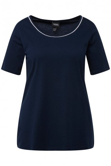 Ulla Popken 821244 Pidžama ar punktiem Tumši zils - Pidžamas/Loungewear - 