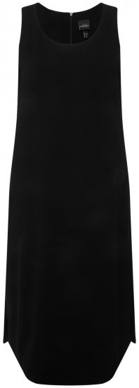 Ulla Popken 823276 Kleita bez piedurknēm Melns - Maxi kleitas - Sieviešu maxi kleitas lielos izmēros