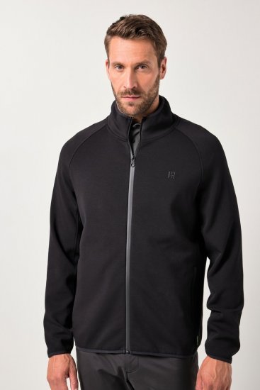 JAY-PI FLEXNAMIC® Golf Sweat Jacket with Zipper Black - Sporta apģērbs & outdoor - Liela izmēra sporta apģērbi vīriešiem