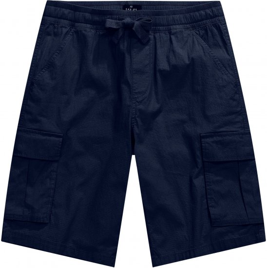 JP1880 Jay-Pi Flexnamic Bermuda Cargo Shorts Navy Blue - Sporta apģērbs & outdoor - Liela izmēra sporta apģērbi vīriešiem