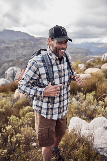 JP1880 Jay-Pi Flexnamic Bermuda Cargo Shorts Copper Brown - Sporta apģērbs & outdoor - Liela izmēra sporta apģērbi vīriešiem