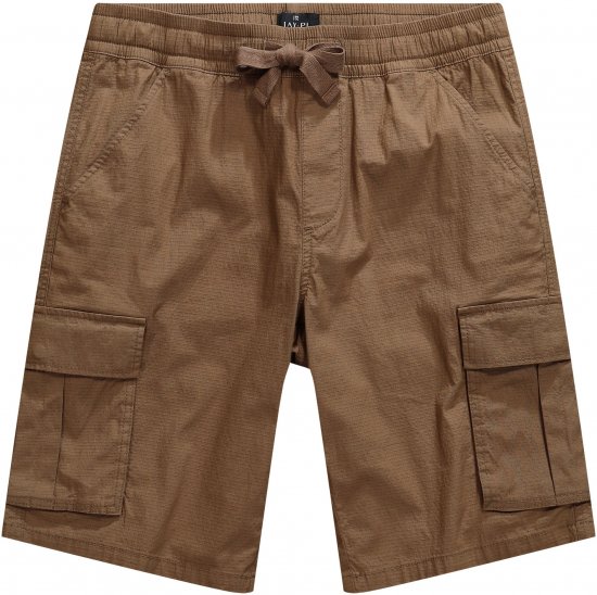 JP1880 Jay-Pi Flexnamic Bermuda Cargo Shorts Copper Brown - Sporta apģērbs & outdoor - Liela izmēra sporta apģērbi vīriešiem