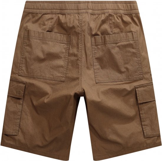 JP1880 Jay-Pi Flexnamic Bermuda Cargo Shorts Copper Brown - Sporta apģērbs & outdoor - Liela izmēra sporta apģērbi vīriešiem