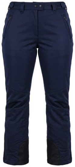 Ulla Popken 824297 Softshell bikses ar sniega aizsargu Tumši zils - Slēpošanas apģērbs - 