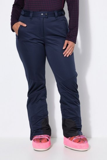 Ulla Popken 824297 Softshell bikses ar sniega aizsargu Tumši zils - Slēpošanas apģērbs - 