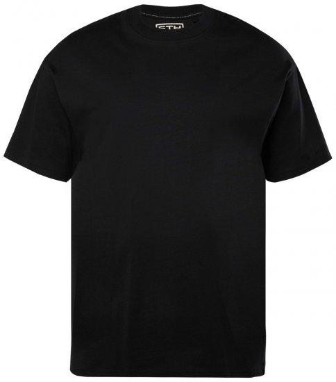 STHUGE 824720 Oversize T-krekls Melns - T-krekli - T-krekli - 2XL-14XL