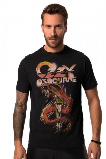 JP1880 Ozzy Osbourne Graphic Band T-Shirt Black - T-krekli - T-krekli - 2XL-14XL