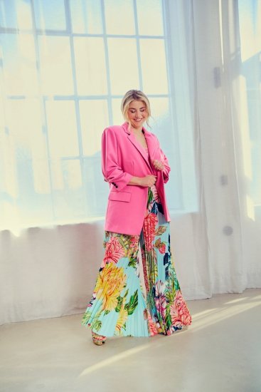 Ulla Popken 826487 Oversize žakete Rozā - Žaketes - Žaketes lielajos izmēros sievietēm