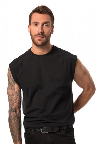 JP1880 826660 Bezpiedurkņu krekls ar nolaistu plecu Melns - T-krekli - T-krekli - 2XL-14XL