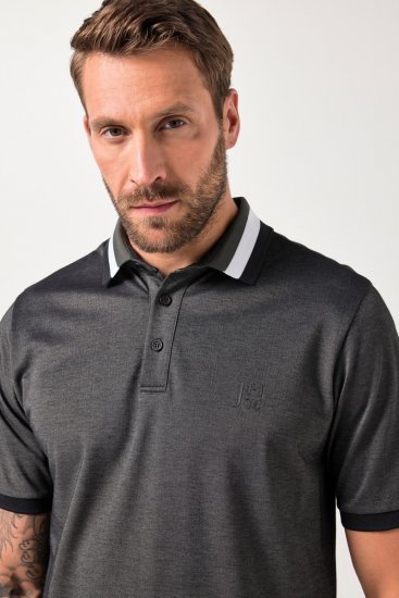 JAY-PI Quickdry Two-Tone Golf Poloshirt Black - Polo krekli - Polo krekli - 2XL-8XL