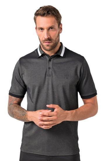 JAY-PI Quickdry Two-Tone Golf Poloshirt Black - Polo krekli - Polo krekli - 2XL-8XL