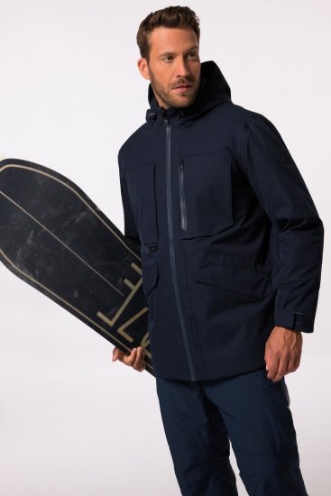 Jay-Pi Ski Jacket Functional Waterproof Windproof Navy - Slēpošanas apģērbs - Lielizmēra slēpošanas apģērbs