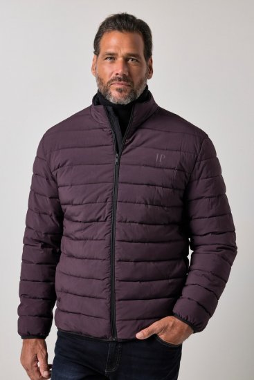 JP1880 828991 Stepēta jaka ar stāvapkakli Plūmju - Jakas & Lietus apģērbs - Jakas - 2XL-12XL