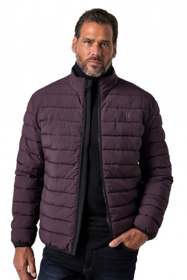 JP1880 828991 Stepēta jaka ar stāvapkakli Plūmju - Jakas & Lietus apģērbs - Jakas - 2XL-12XL