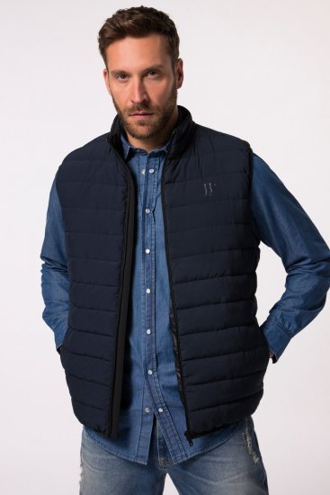 JP1880 Quilted Vest Techno Down Padding Navy - Jakas & Lietus apģērbs - Jakas - 2XL-12XL