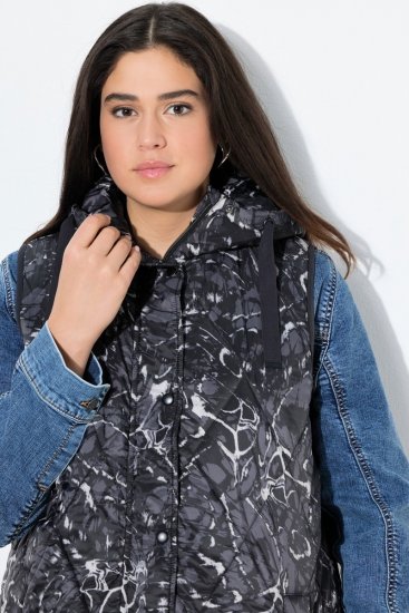 Ulla Popken 829120 Laikapstākļu izturīga veste Antracīta - Vestes - 