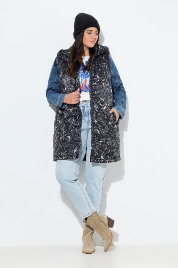 Ulla Popken 829120 Laikapstākļu izturīga veste Antracīta - Vestes - 