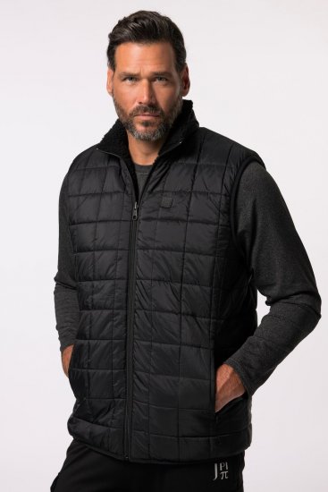 Jay-Pi 829716 Veste abpusēja ar teddy Melns - Jakas & Lietus apģērbs - Jakas - 2XL-12XL