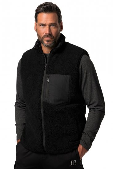 Jay-Pi 829716 Veste abpusēja ar teddy Melns - Jakas & Lietus apģērbs - Jakas - 2XL-12XL
