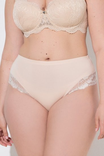Ulla Popken 830094 Biksītes ar mežģīnēm 2 gab. Bēšs - Biksītes - 