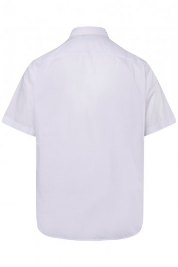 Men+ 756 Biznesa krekls ar īsām piedurknēm ar klasisku apkakli Balts - Krekli - Krekli - 2XL-8XL