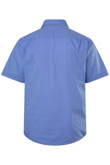 Men+ 756 Biznesa krekls ar īsām piedurknēm ar klasisku apkakli Gaiši zils - Krekli - Krekli - 2XL-8XL