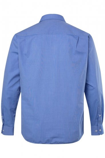 Men+ 757 Biznesa krekls ar garām piedurknēm ar atvērtu apkakli Gaiši zils - Krekli - Krekli - 2XL-8XL