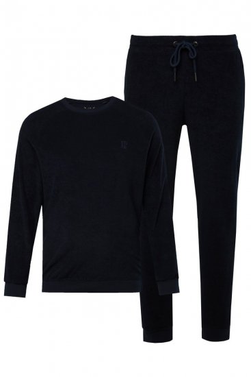JP1880 Pyjamas Two-piece Belly Fit Dark Navy - Apakšveļa un peldšorti - Apakšveļa - 2XL-8XL
