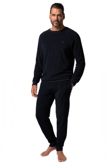 JP1880 Pyjamas Two-piece Belly Fit Dark Navy - Apakšveļa un peldšorti - Apakšveļa - 2XL-8XL